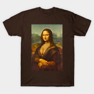 Mona Lisa Big Breast Parody T-Shirt